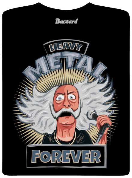Heavy metal forever pánske tričko Black
