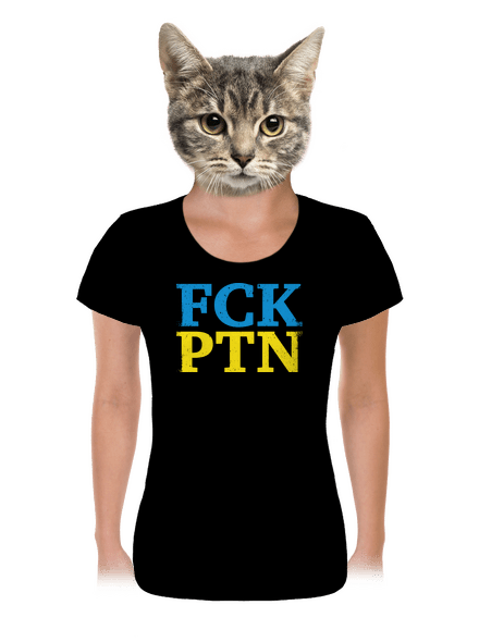 FCK PTN dámske tričko Black