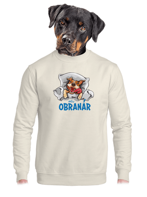 unisex mikina bez kapucne