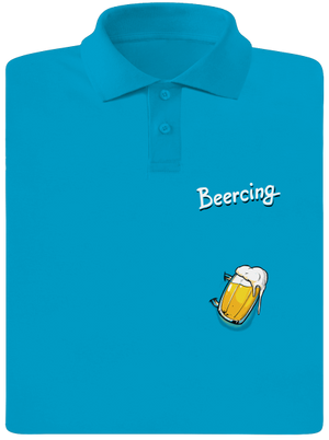 Beercing pánska polokošeľa Blue Atol