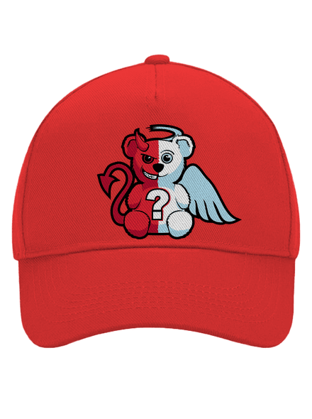 Anjel vs. diabol šiltovka baseballka Classic Red