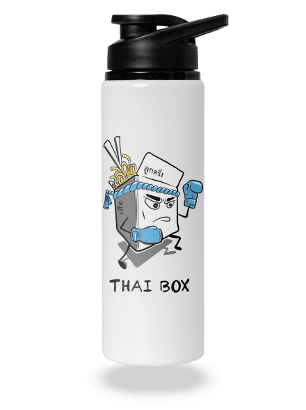 Thai box flaša na vodu White
