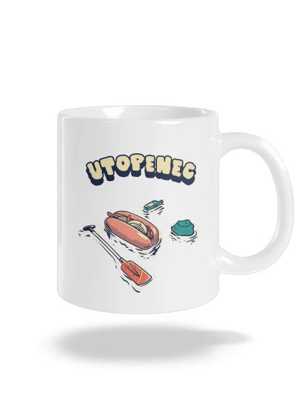 Utopenec klasický hrnček White