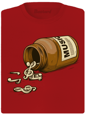 Music Pills dámske športové tričko Red Mal