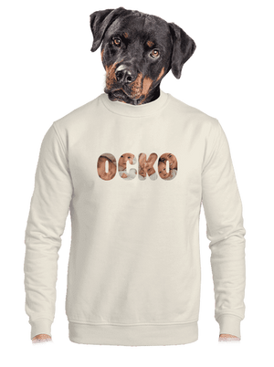 unisex mikina bez kapucne