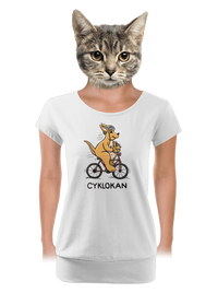 dámske tričko s lemom