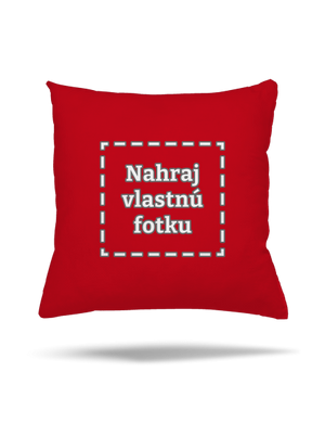 Vlastná potlač vankúš Red