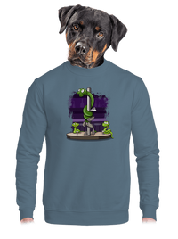 unisex mikina bez kapucne