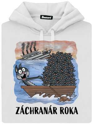 Záchranár roka dámska mikina klokanka White