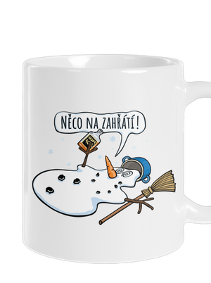 Niečo na zahriatie klasický hrnček White