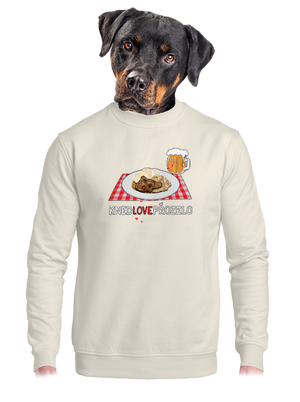 unisex mikina bez kapucne