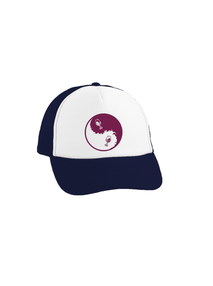 Jin Jang víno šiltovka truckerka French Navy cap