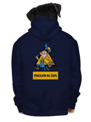 pánska mikina na zips