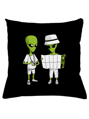 Mimozemšťania vankúš Black