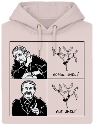 Cimrman: Copak jmelí unisex mikina premium Rose Chalk