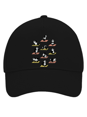 Pandia jóga šiltovka baseballka Black