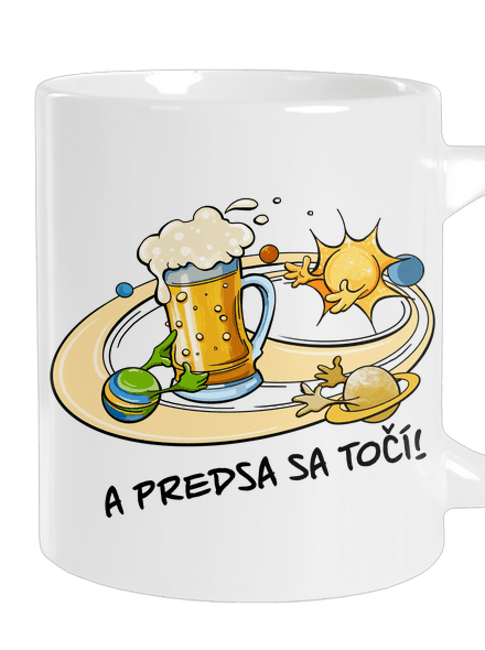 A predsa sa točí! veľký hrnček White