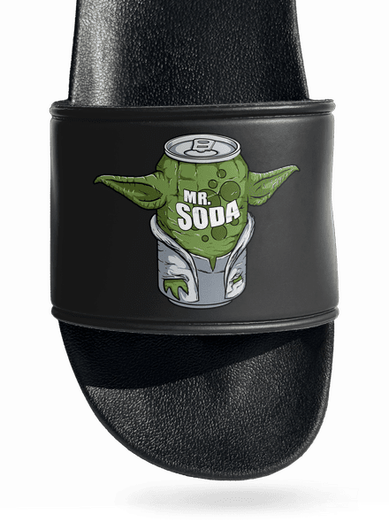 Mr. Sóda šľapky Black