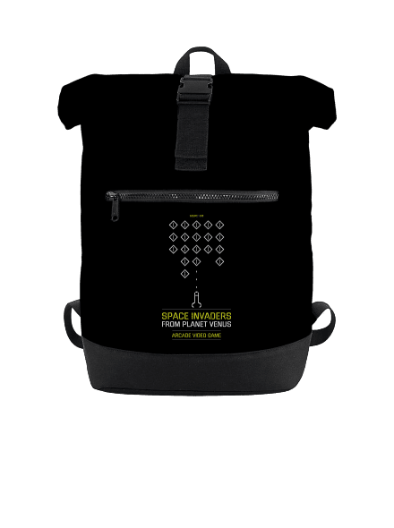 Space Invaders batoh Black