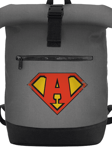 Som superhrdina batoh Grey Marl