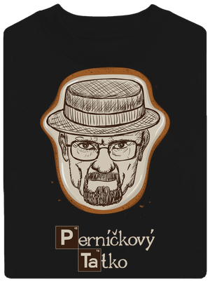 Perníčkový tatko a Perníček unisex mikina bez kapucne Black