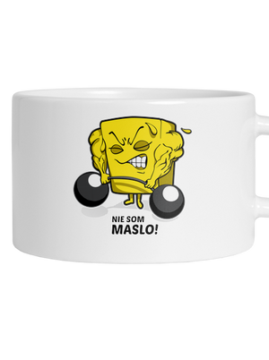 Nie som maslo hrnček makronka White