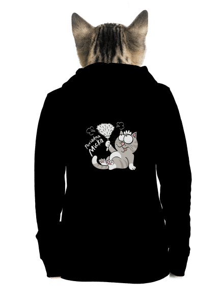 Macko a Micka dámska mikina na zips Black