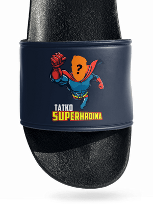 Tatko superhrdina šľapky Navy