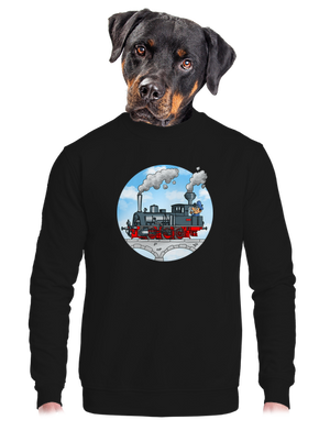 unisex mikina bez kapucne