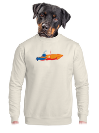 unisex mikina bez kapucne