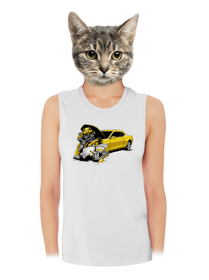 Ako na to dámske tielko voľné White