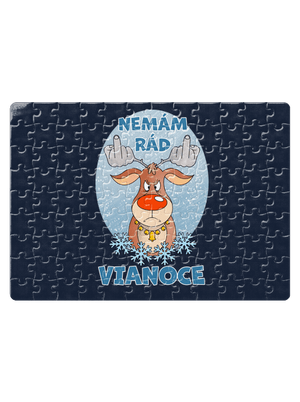 Nemám rád Vianoce puzzle White