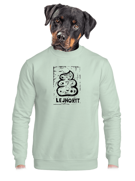Lejnoryt unisex mikina bez kapucne Blush Mint
