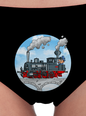 Dym z komína dámske nohavičky Black