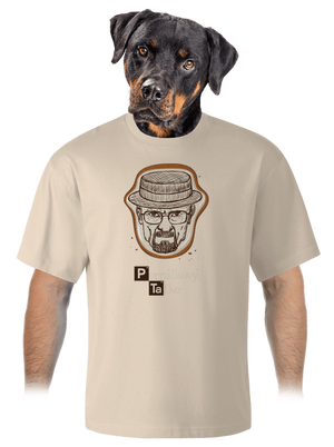 Perníčkový tatko a Perníček unisex tričko oversized Almond