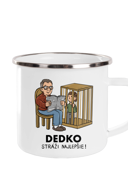 Dedko stráži najlepšie plecháčik White