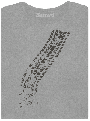 Prejdený dámske tričko Dark Gray Melange