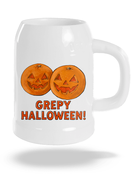 Grepy Halloween polliter White