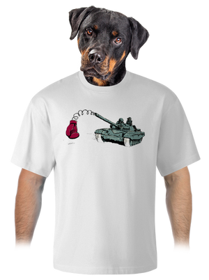 Tank unisex tričko oversized White