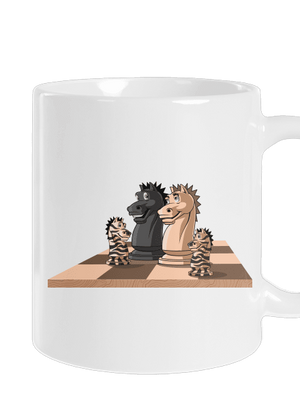 Šachová rodina klasický hrnček White