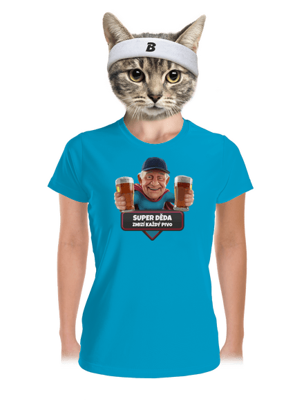 Super dedo dámske športové tričko Blue Atol