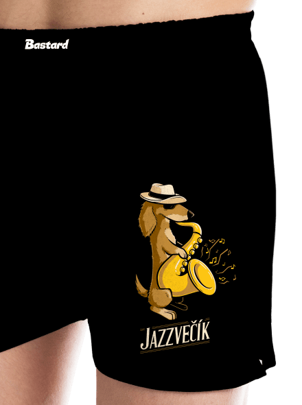 Jazzvečík pánske trenky Black