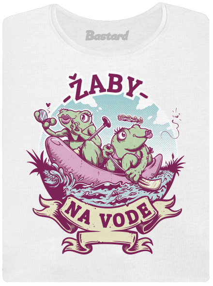 Žaby na vode dámske tričko White