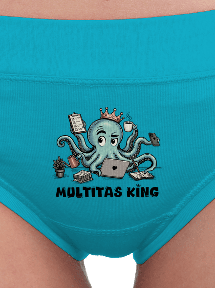 Multitas king dámske nohavičky Turquoise