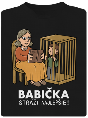 Babička stráži najlepšie pánske športové tričko Black