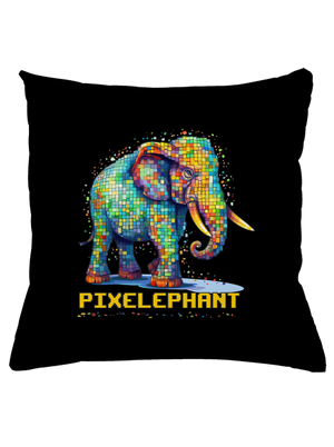 Pixelephant vankúš Black