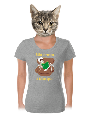Ešte stránku dámske tričko Dark Gray Melange