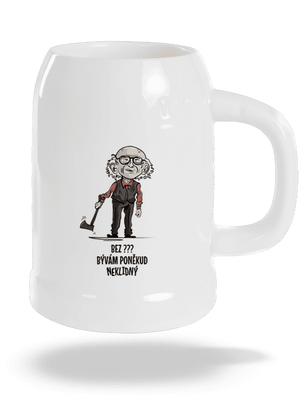 Neklidný - vlastný text polliter White