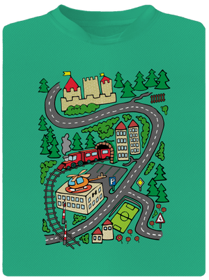 Cesta pánske športové tričko Mint Mal