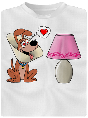 Zamilovaný pes detské športové tričko White